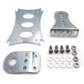 Httmt Chrome License Plate Bracket Light Compatible With H-d Bobber Chopper Custom