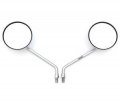 Universal Chrome Mirror Set M10x1 25 Compatible With Kawasaki Ke Kh Km Kv100 Ks125 Ke175 F6 7 9 11 Kz400 440 550 650 750 900