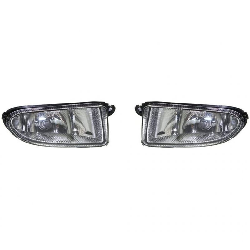2001-2005 Chrysler Pt Cruiser Pair Fog Lights Driver And Passenger Side Ch2592116 Ch2593116 Replaces 5288797ad 5288796ad