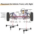 4pcs Front Rear Sway Bar Links Stabilizer Link Kit Ford Focus 2012-2014 For C-max 2013-2018 Suspension No K750554 K750465