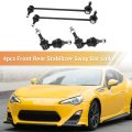 4pcs Front Rear Sway Bar Links Stabilizer Link Kit Ford Focus 2012-2014 For C-max 2013-2018 Suspension No K750554 K750465