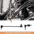 4pcs Front Rear Sway Bar Links Stabilizer Link Kit Ford Focus 2012-2014 For C-max 2013-2018 Suspension No K750554 K750465