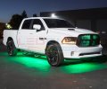 Ledglow 6pc Green Flexible Truck Slimline Led Underbody Underglow Accent Neon Lighting Kit 4 Unique Patterns Water Resistant