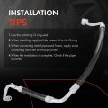 A-premium A C Suction Line Hose Assembly Compatible With Mazda Miata 2001-2003 L4 1 8l Compressor To Evap