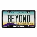 Ipick Image Made For Honda Logo Black Real Carbon Fiber 50 States License Plate Frame
