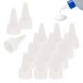 80 Pcs Snip Tip Applicator 0 79 Extra Tips Caps For Glue Replacement Plastic Adhesive Nozzle And Precision Bottle Tubes 
