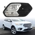 1 Pc Front Bumper Fog Light W Black Cover Passenger Right Replacement For Escape 2017-2019 