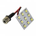 Hqrp 10-pack Ba15s Bayonet Base 9 Leds Smd 5050 Led Bulb Cool White Replacement For 1141 1156 Dutchmen Rv Toy Hauler