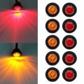 Fxc Purishion 10x 3 4 In Round Led Clearence Light Front Rear Side Marker Indicators For Truck Car Bus Trailer Van Caravan Boat 