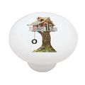 Tree House Decorative High Gloss Ceramic Drawer Knob 