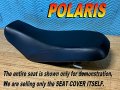 New Replacement Seat Cover Fits Polaris Phoenix 2007-20 200 Quadricycle Black 230b