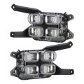 Pair Driving Fog Lamps Assembly Replacement For 2017 2018 Sportage Lights Front Bumper Aul2138325 