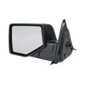 Door Mirror Driver Side For Ford Bronco 1992 1993 1994 1995 1996 Manual Glass Non Heated Foldaway Black Paddle Design 