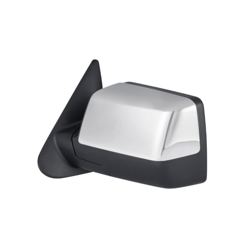 Door Mirror Driver Side For Ford Bronco 1992 1993 1994 1995 1996 Manual Glass Non Heated Foldaway Black Paddle Design