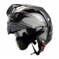 1storm New Motorcycle Modular Flip Up Full Face Helmet Dual Visor Hjk910 Dsport Glossy Black 