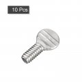 Uxcell 1 4-20 X 2 Thumb Screws 10pcs 304 Stainless Steel Fully Thread Galvanized Finger Tight Racket Screw