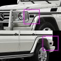 Eparts Front Rear Fender Side Marker Lights 4pc Turn Signal Lamp Assembly Replacement For 2002-2014 Mercedes G550 G63 W463