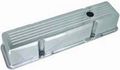 Racing Power R6130 Polished Aluminum Tall Valve Cover Ball Milled W Hole 