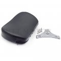 Httmt Chrome Cushion Backrest W Skull Plate Compatible With 1997-2017 H-d Touring Road King