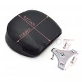 Httmt Chrome Cushion Backrest W Skull Plate Compatible With 1997-2017 H-d Touring Road King
