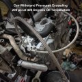 4an Turbo Oil Feed Line 24 Length Stainless Steel Braided Pressure Remote Turbocharger Drain Return An4 90 Degree End Straight