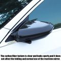 Rifoda For Civic Carbon Fiber Full Coverage Rear View Mirror Honda 10th Gen 2016 2017 2018 2019 2020 2021 Car Door Side Cover