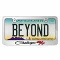 Ipick Image Made For Dodge Challenger R T Classic 3d Embossed Letters On Mirror Chrome Metal License Plate Frame