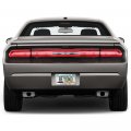 Ipick Image Made For Dodge Challenger R T Classic 3d Embossed Letters On Mirror Chrome Metal License Plate Frame