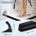 Flexible Shower Water Barrier 39 Tpe Edge Stopper Blocker Splash Guard For Bathtub Sink Washing Machine Dry And Wet Separation