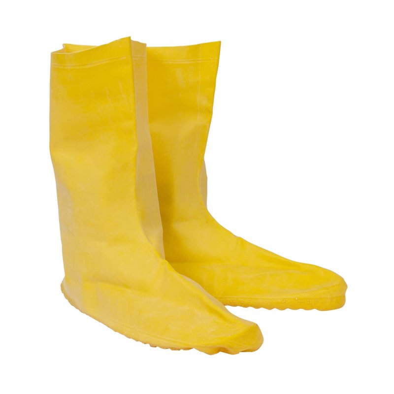 Cordova Lbc10 Hazmat Nuke Boots 75 Mm Thickness Natural Rubber Yellow Unlined 12-inch Length Ribbed Textured Sole For Grip