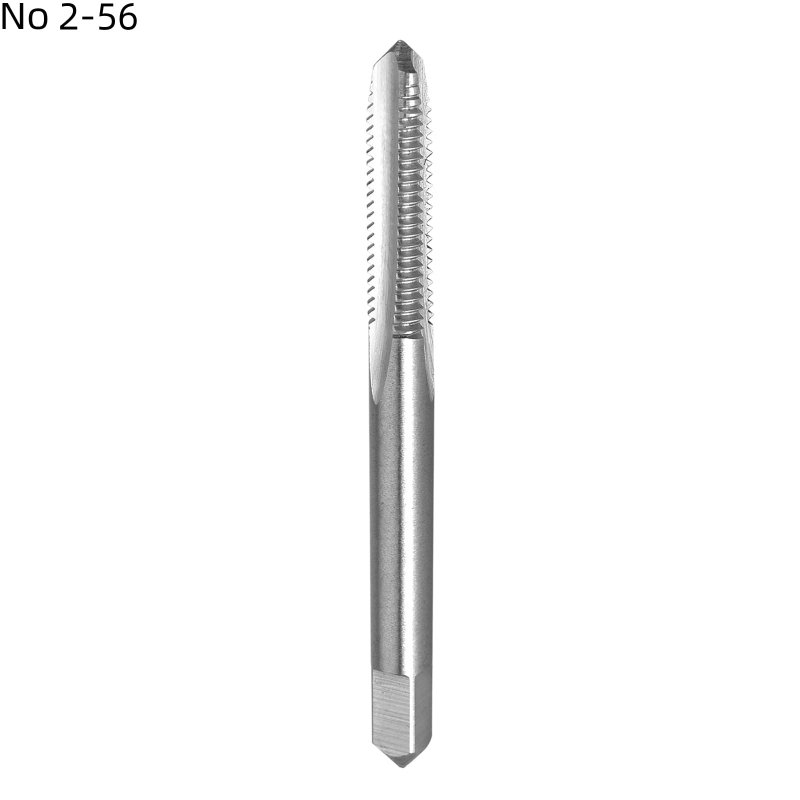 No 2-56 Unc Machine Thread Tap And Round Die Set Right Hand High Speed Steel Alloy Tool For Cutting Or Repairing Metal Threads