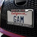 Eastern Washington School Logo Full Size Standard License Plate Metal Frame