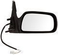 Passenger Side Mirror For Toyota Camry Black Power Non Foldaway Right Door Mount Convex Glass Part Number 70527t 