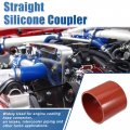 X Autohaux 100mm 3 94 Long Universal Car Straight Silicone Coupler Turbo Pipe Replacement Red