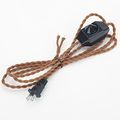 Kiven 5 9 Retro Style Lamp Dimmer Weave Rope Open Wires Ul Certified Switch Cordi Browni