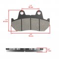 Front Brake Pads For Honda Cb400t Hawk 1981 Cm400c Custom 45105-kn8-026 Model Kvtr-16429