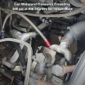 Turbo Oil Feed Line 4an 48 Length Stainless Steel Braided Pressure Remote Turbocharger Drain Return An4 90 Degree End Straight