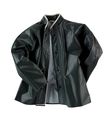 Neese 56sj Ribbed Pvc Polyester Dura Quilt 56 Rain Jacket With Snaps On Collar 31-1 2 Length 3x-large Yellow 