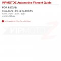 Vipmotoz 2in1 Led Rear Drl Reflector Tail Brake Lights Compatible With 2014-2021 Lexus Is200t Is250 Is300 Is350 Sedan Chrome