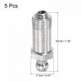 Uxcell Steel Straight Grease Fitting G1 8 Thread 11mm Width Hydraulic Accessories 5pcs