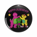 1080 Graphics Barney The Dinosaur And Friends Key Chain Double Sided Stainless Steel Keychain 