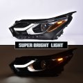 Led Headlight Assembly For Chevy Equinox 2018 2019 2020 W Factory Hid Xenon Driver Left Headlamp Clear Lens Black Housing Amber