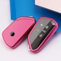 Soft Tpu Protector Key Fob Cover Case For Vw Id4 Mk8 Golf Gti Skoda Octavia Keyless Entry Pink 