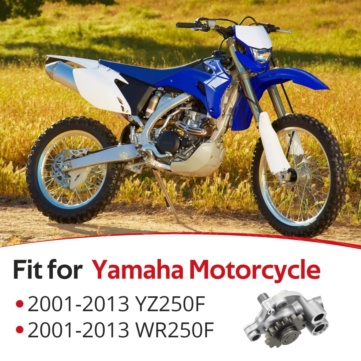 Oil Pump Assembly For Yamaha Yz250f Wr250f 2001-2013 O E M 5sg-13300-01-00