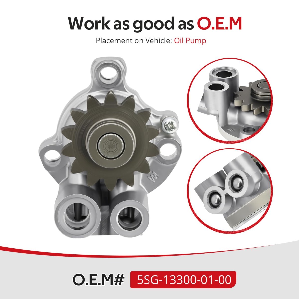 Oil Pump Assembly For Yamaha Yz250f Wr250f 2001-2013 O E M 5sg-13300-01-00