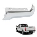 Chrome Rear Right Passenger Side Bumper Face Bar Without Parking Sensor Holes Replacement For 2017-2022 F-250 F-350 Super Duty 