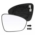 X Autohaux Car Rearview Right Passenger Side Heated Mirror Glass Replacement With Backing Plate For Nissan Sentra 2020 2021