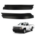 2pcs Plastic Front Bumper Filler Panel Black Replacement For 2016 2017 2018 Silverado 1500 84052264 84052265 
