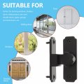 Housoutil Sliding Door Lock Stainless Steel Barlock Gate For Wooden Fence Lockss Barn Doors Bathroom Door Clasp Door And
