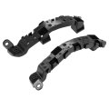 1pair Left Right Side Front Bumper Brackets For 2017-2022 Honda Cr-v Mount Support Bracket Plastic Abs Replacement 71193tlaa01 